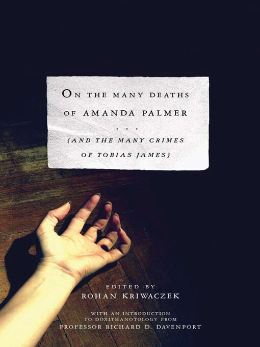 Title details for On the Many Deaths of Amanda Palmer by Rohan Kriwaczek - Available
